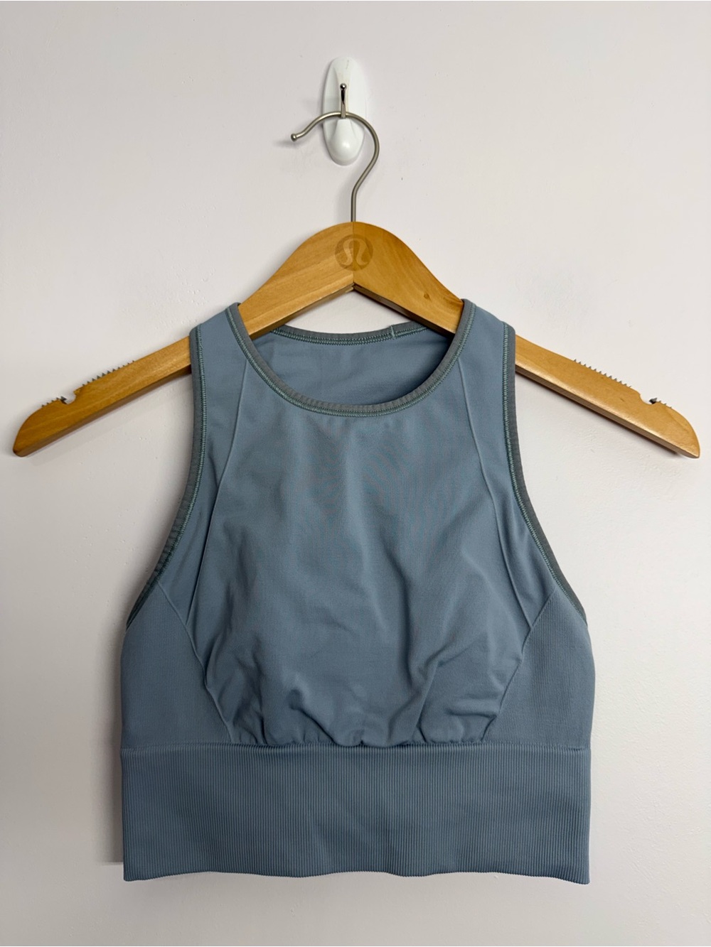 Lululemon Ebb to Train Bra *Medium Support, C/D Cup Chambray Size 4 Blue